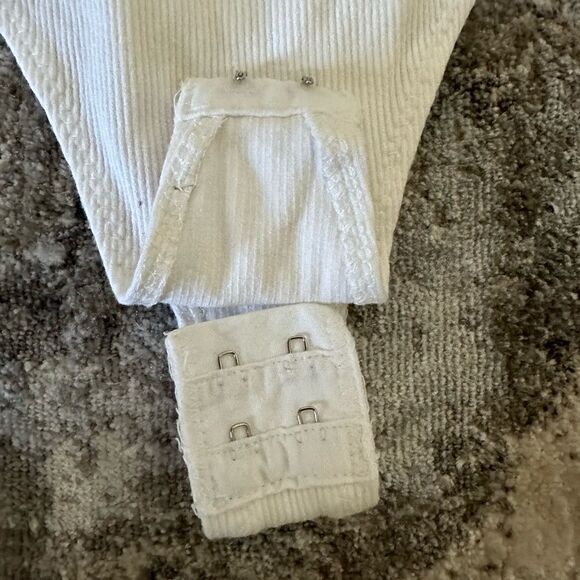 AMUSE SOCIETY White Ribbed Bow Bodysuit - Picture 3 of 5